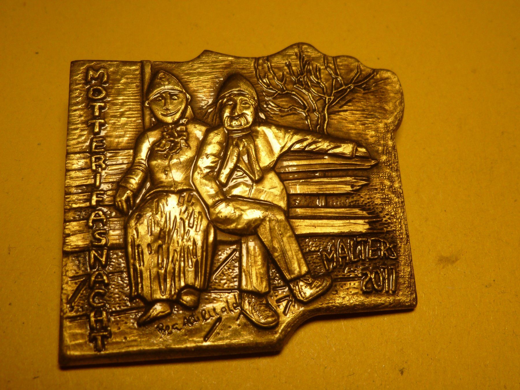 Placchette & Badge: MALTERS 2011 MESSING – Usato da Ried (Muotathal) venduto da Mandarin02