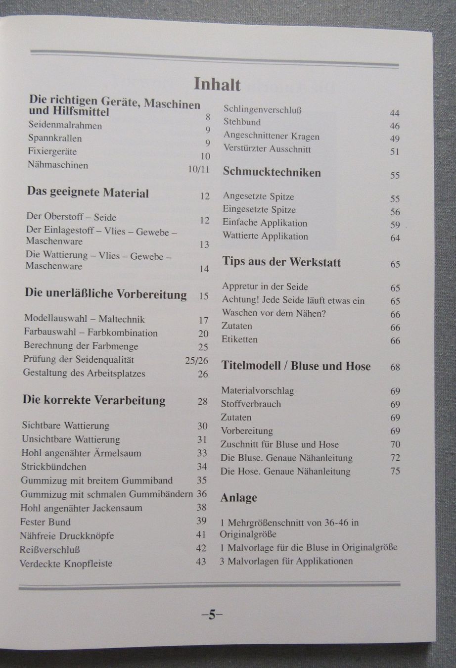 Libri: Seidenmode handgemalt und selbstgenäht  - von Inge Nischwitz – Usato da Auenstein venduto da Padabimbim 2