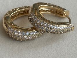 💛Luxus Ohrschmuck  Edelstahl Farbe Gold