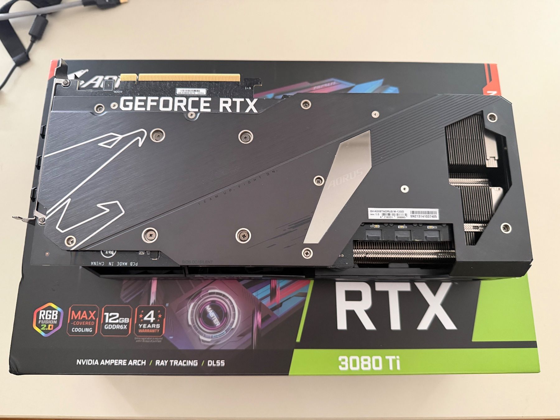 Grafikkarten: Gigabyte RTX 3080 Ti Aorus Master Grafikkarte gebraucht – Gebraucht aus Hindelbank von Diavel.SZ 2