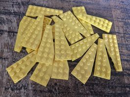 lego 50304 lot de 18 pièces Yellow Wedge, Plate 8 x 3