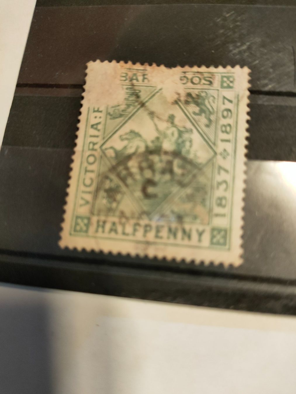 Tutti i francobolli: Briefmarke Barbados Half Penny – Usato da Bronschhofen venduto da happynews2018 2