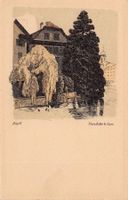 Alt-Luzern, Zöpfli, Zeichnung Hans Boller 6. Gym.