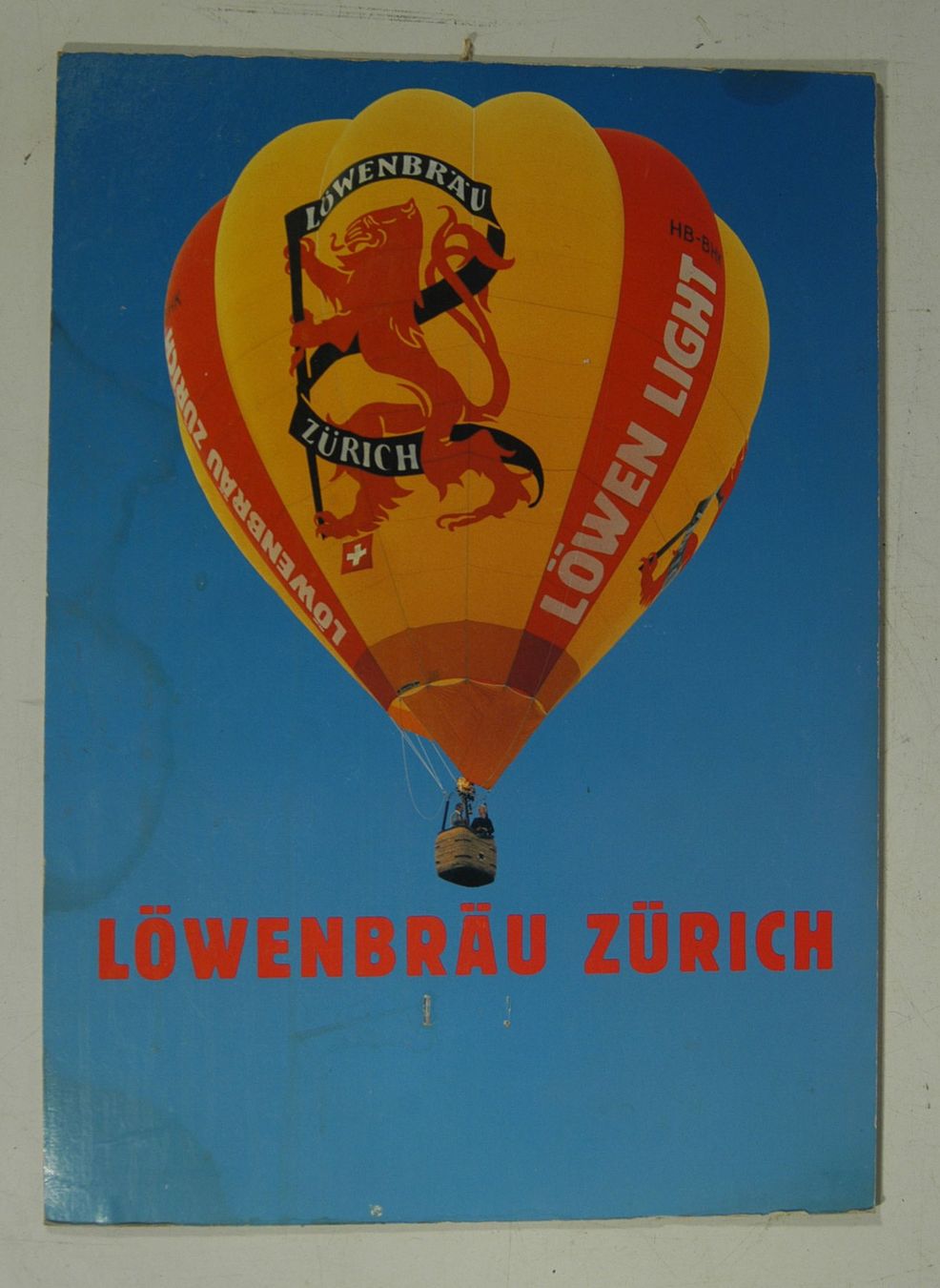 Foto & Immagini: Werbeplakat Karton Löwenbräu Zürich – Usato da Herisau venduto da Wisen