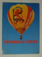 Werbeplakat Karton Löwenbräu Zürich