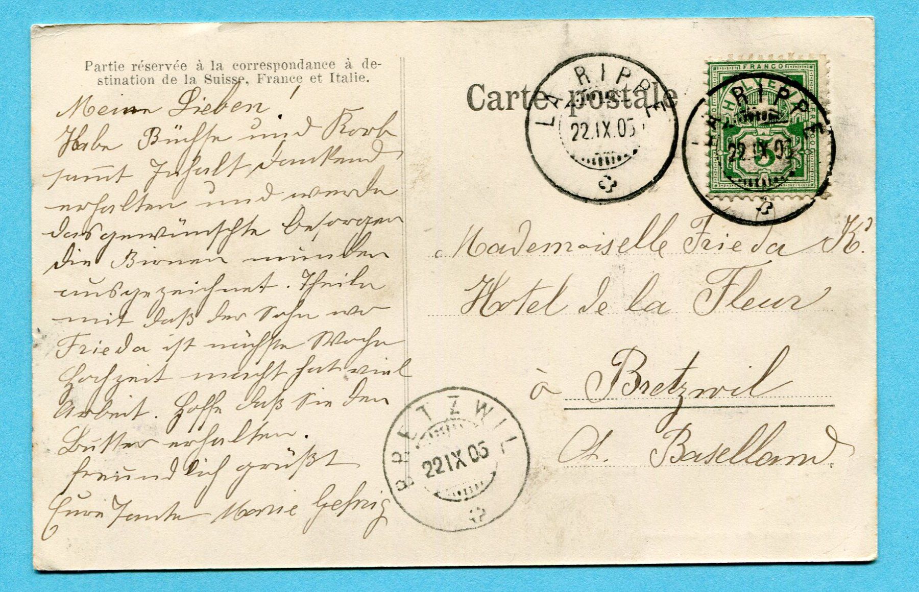 Cartes postales: Ansichtskarte Bonmont 1905 – D'occasion à Opfikon par Prophila 1