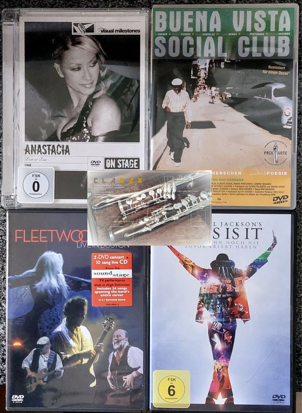 Tutti i DVDs: DVD - Set Musik – Nuovo (secondo la descrizione) da Rotkreuz venduto da CLASAX
