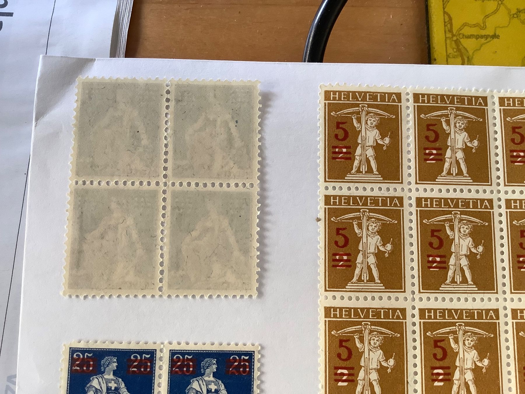 Tous les timbres: Aufbrauchsausgaben Schweiz postfrisch 1915 - 1930 – Neuf (Voir description) à St. Gallen par herbrig2 3