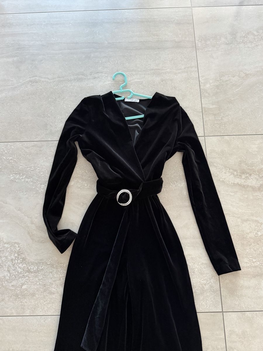 Mango Jumpsuits: Mango Jumpsuit black velvet – Neuf (Voir description) à Wilen b. Wollerau par kat_hw7k 3