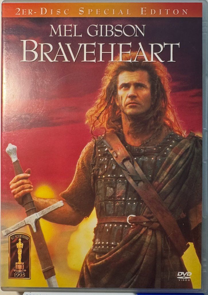 Tutti i DVDs: 2 DVDs BRAVENHEARTH - MEL GIBSON – Usato da Wisen venduto da gigisna