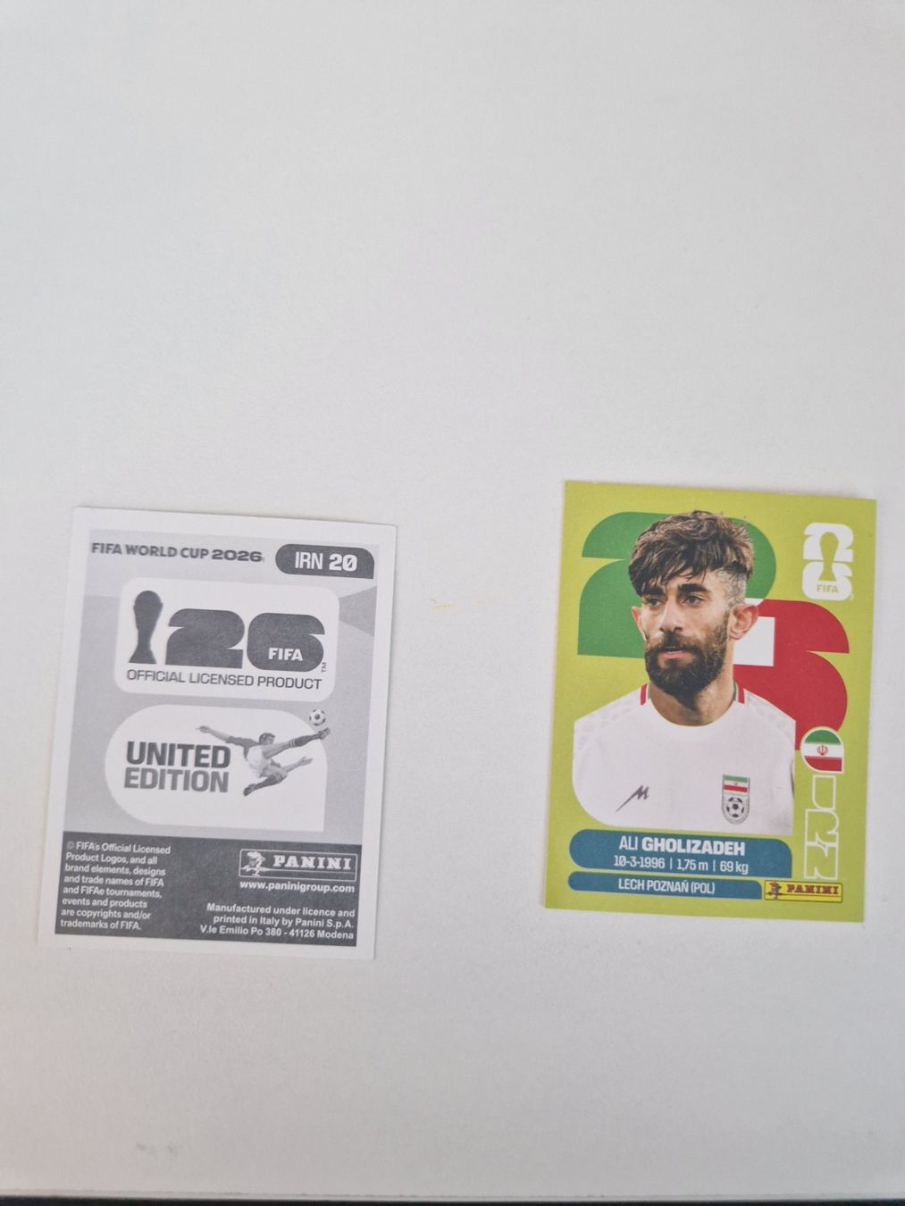 Panini Cartes à collectionner: Panini Sticker IRN20 – Neuf (Voir description) à Stüsslingen par white_angel86