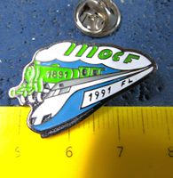 BAHN PIN FRANCE SNCF MOCF 100ANS GEPRÄGT TGV DAMPF-LOK