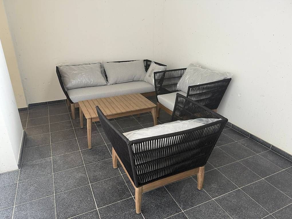 Sedie a sdraio: Neue Lounge Eukalyptus Holz/Schnur – Usato da Würenlingen venduto da Marcello1234