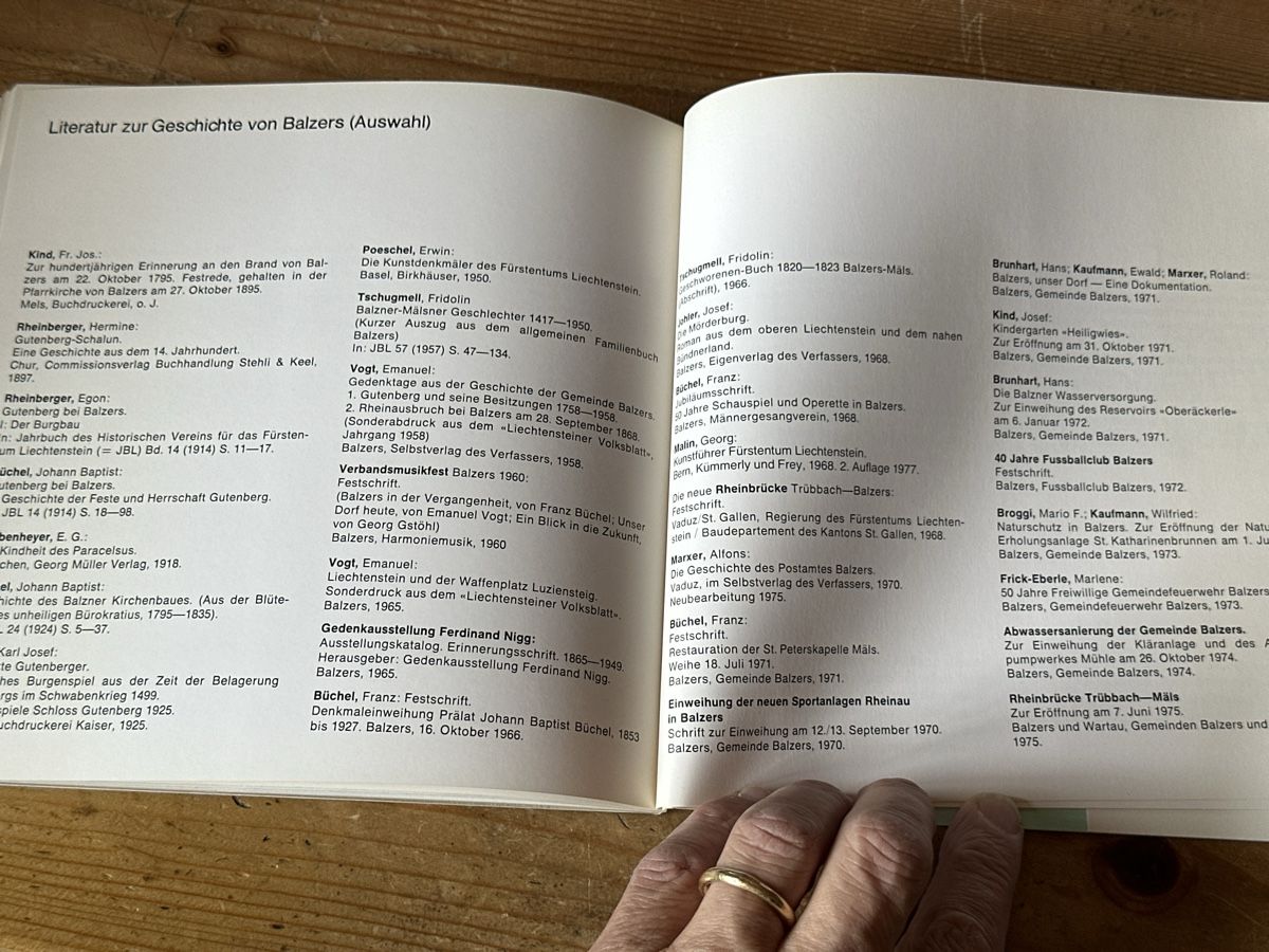 Libri: Geschichte Balzers – Usato da Berschis venduto da Vild1 1