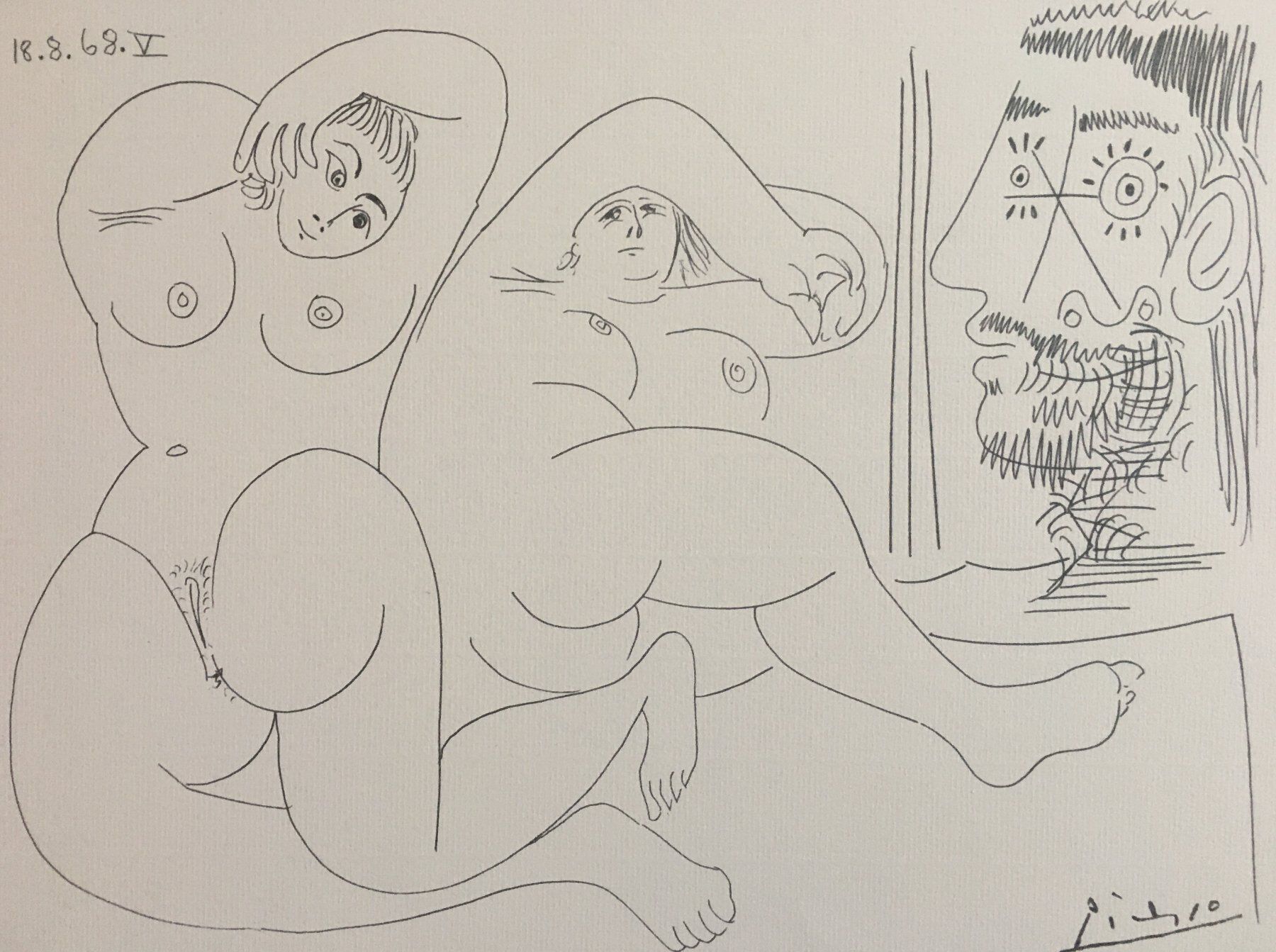 Grafica & Litografie: Pablo Picasso      "Erotische Lithographie" – Usato da Nennigkofen venduto da Sommersonnen 4