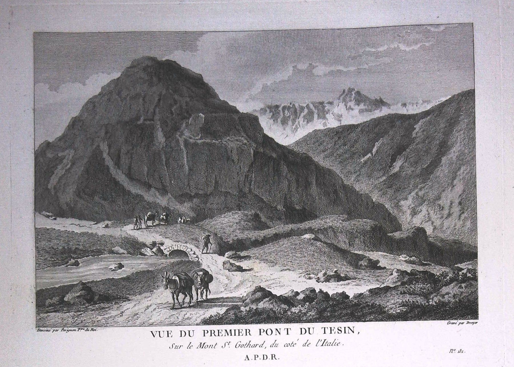 Incisioni: Leventina 2 Originalkupferstiche 1780 – Usato da Rafz venduto da Helvet32 1
