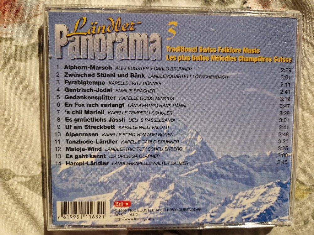 CD: Ländler - Panorama 3 – Usato da Brittnau venduto da Zibu 1