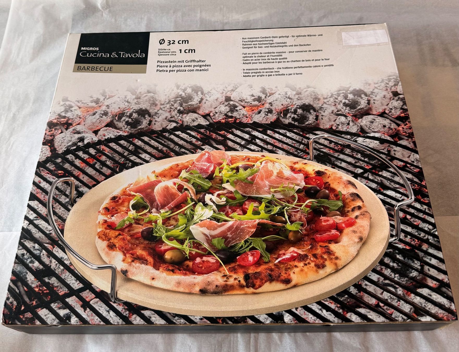Piatti di portata: Pierre à Pizza avec poignées Neuf – Nuovo e nell'imballaggio originale da Genève venduto da lac_pf6t