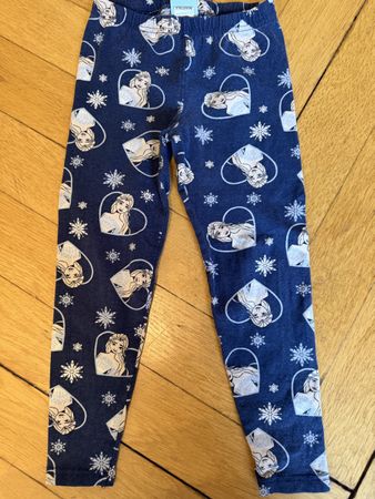 Leggings Frozen Elsa blau Grösse 110 guter Zustand