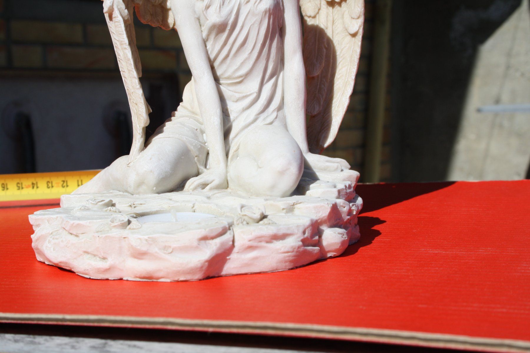Statuette: ENGEL ENGELSFIGUR MIT TEELICHT – Usato da Wauwil venduto da Pneuedy 3