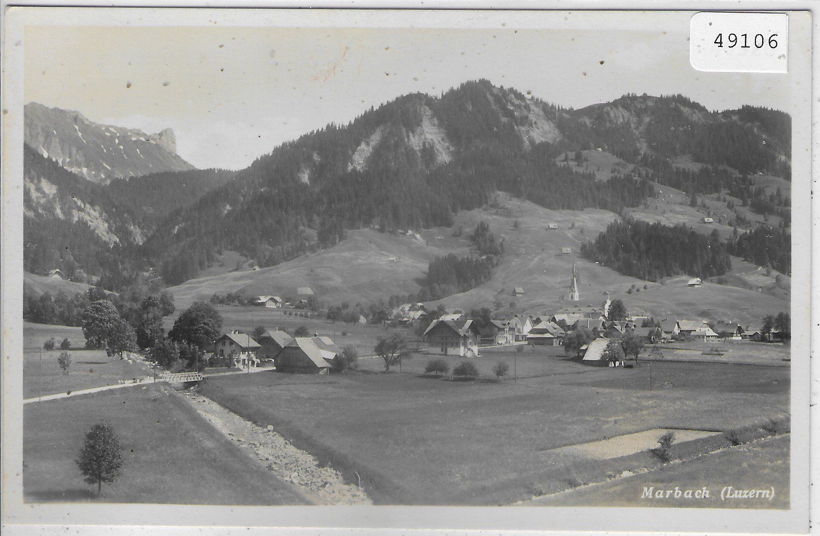 Cartoline postali: Marbach LU - Generalansicht – Usato da Ettingen venduto da Kartenplanet