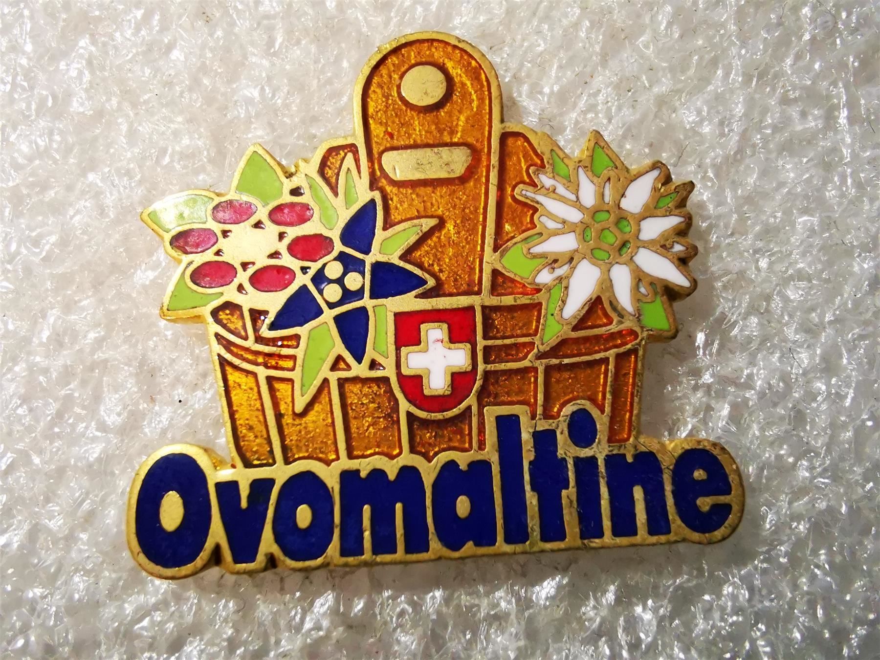 Placchette & Badge: Ansteckpin 55: Ovomaltine – Usato da Oppligen venduto da Pin-Fall-Shop
