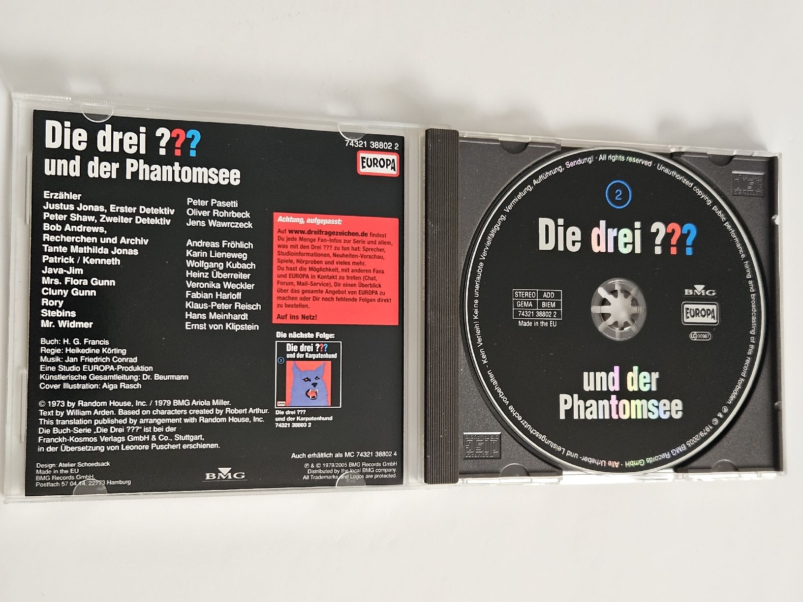 CDs: Die drei Fragezeichen (???) und der Phantomsee CD – Gebraucht aus Oberdorf BL von BaldenEagle 1