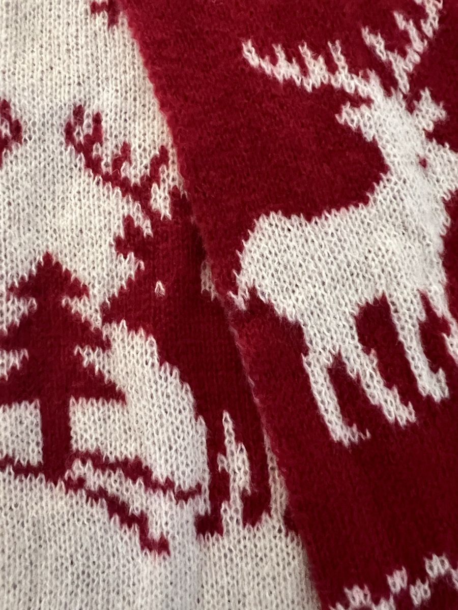 Foulard & Sciarpe: Winter Schal mit Hirsch-Motiv – Usato da Watt venduto da morhea 1