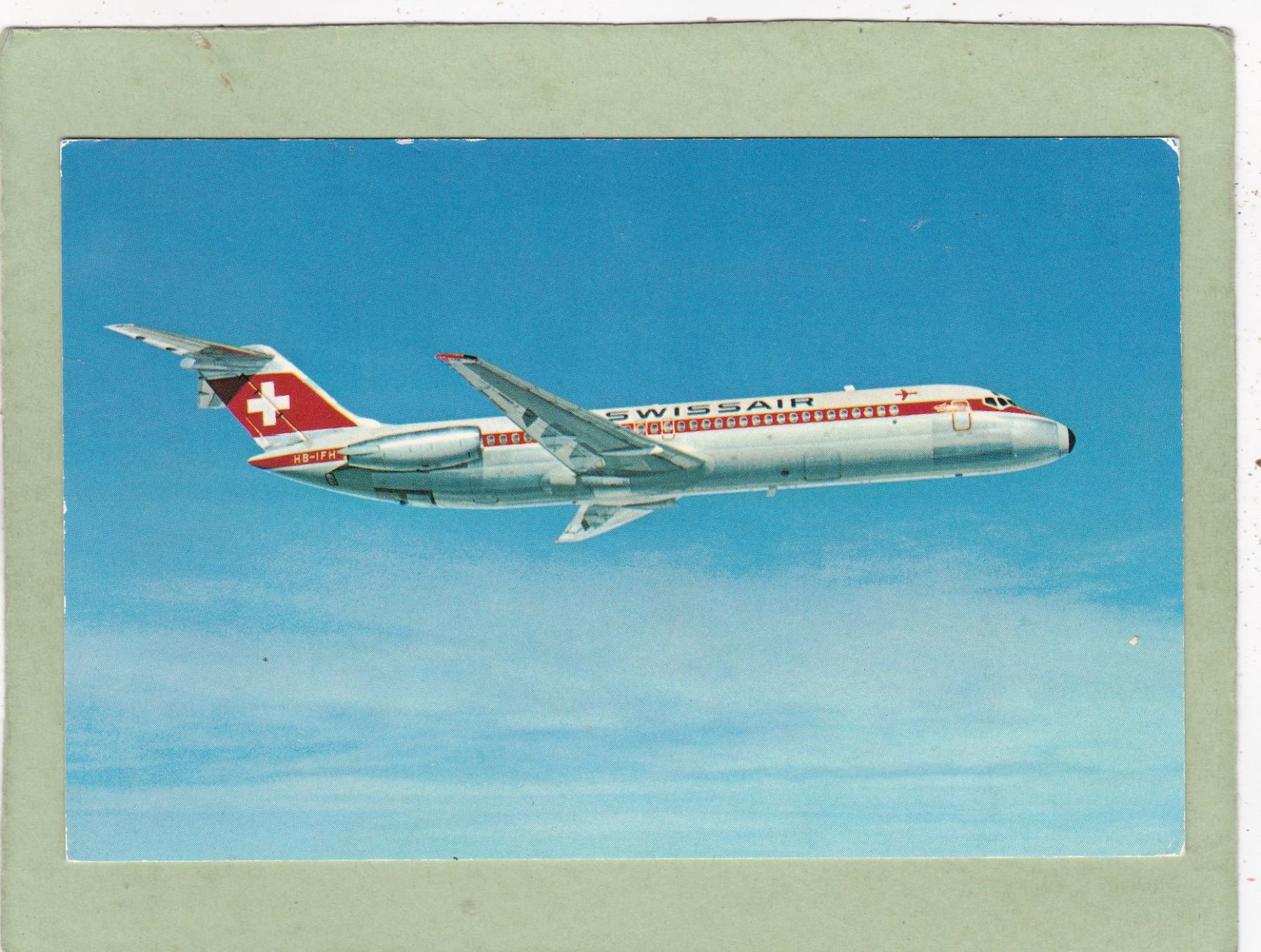 Ansichtskarten: Swissair DC-9-32 – Gebraucht aus Herisau von Lisegrat2008