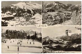 Leysin - 4 Bild AK