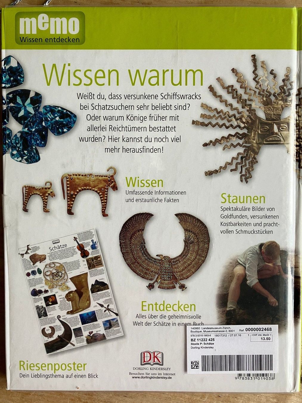 Bücher: Memo – Wissen entdecken: Schätze – Neu (gemäss Beschreibung) aus Richterswil von Nathan_adler 1