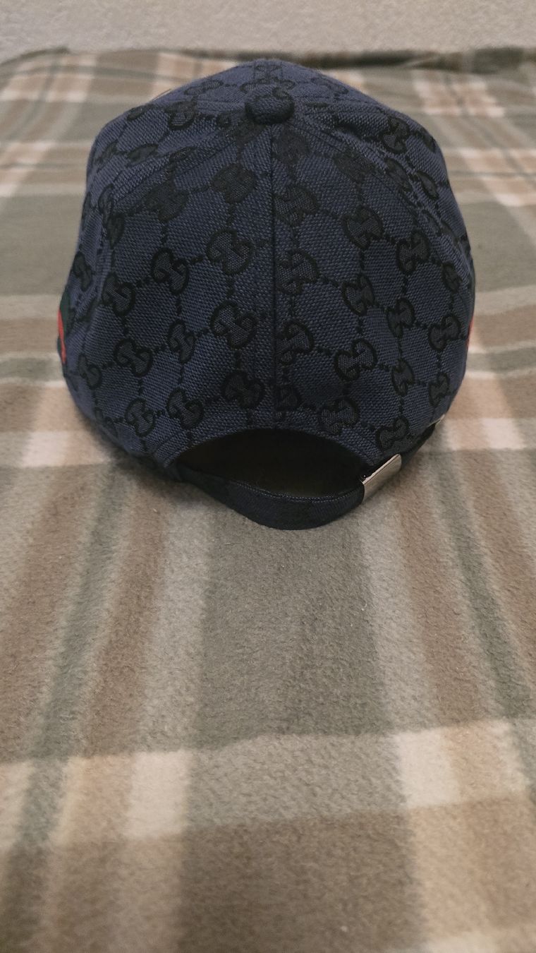 Gucci Copricapi, berretti & cappellini: Gucci Baseball Cap Blue with Monogram Pattern Adjustable – Nuovo e nell'imballaggio originale da Pully venduto da car_72x7 2