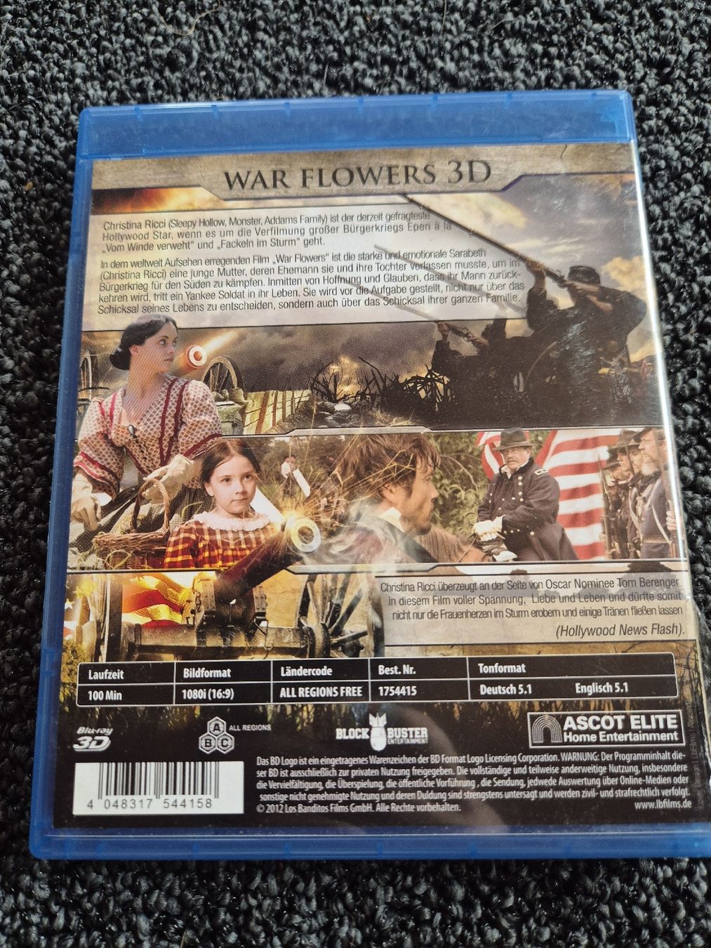 Alle DVDs: War Flowers - Blu-ray 3D – Gebraucht aus Ruswil von jan_bxl5 1