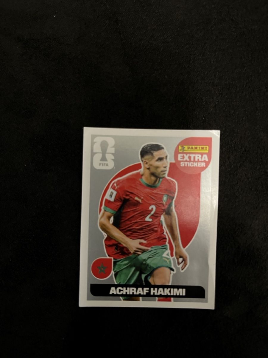 Panini Sammelbilder & Trading cards: Panini Achraf Hakimi Extra Sticker Silber TOP – Neu (gemäss Beschreibung) aus Stäfa von greety1981