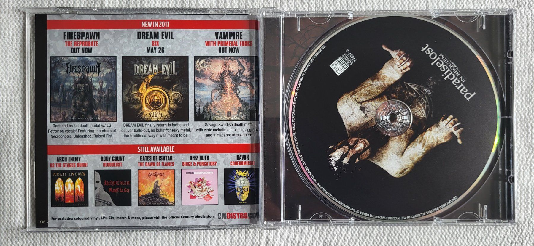 CD: Paradise Lost - In requiem – Usato da Villars-sur-glane venduto da Epsilonhike 2
