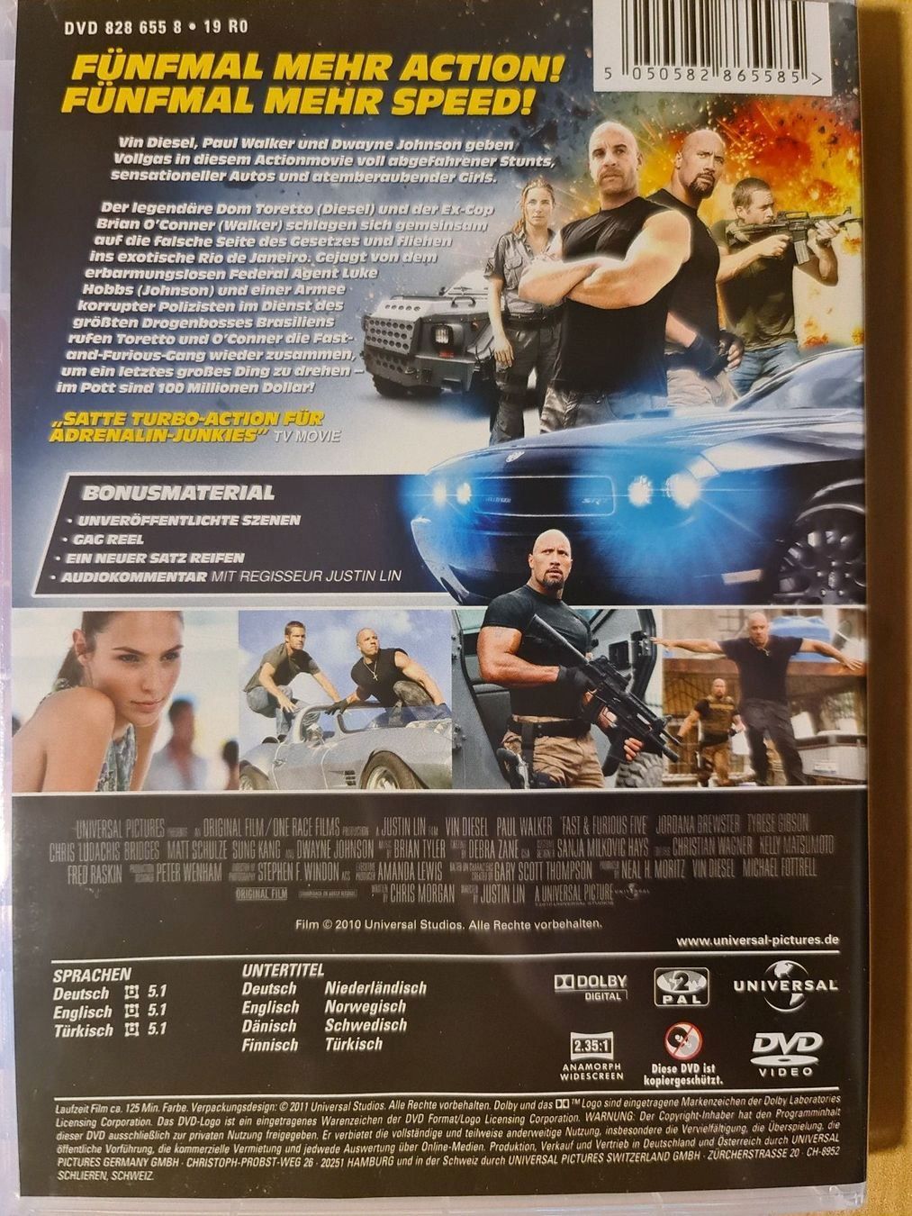 Tous les DVDs: Fast & Furious 5 – D'occasion à Dintikon par Vexi 1