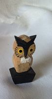 Eule Figur Holz Handgemacht siehe Foto 