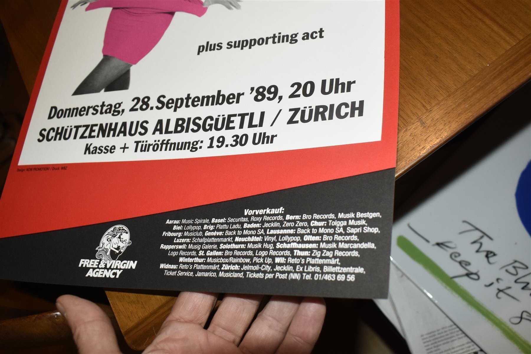 Dischi in vinile: TRANSVISION VAMP Konzert PLAKAT 1989 – Usato da Pfaffhausen venduto da mono_rec 9