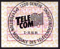ATM 8A_Sonder-VO 7.-15.10.91_1200 GENÈVE_TELECOM 91 !