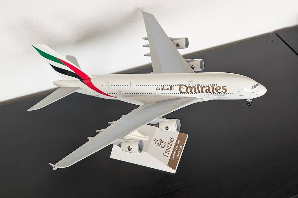 Kit di modellismo & Modellini statici: Skymarks Emirates A380 Flugzeugmodell 1:200  – Usato da Zürich venduto da mat_p5xx 1