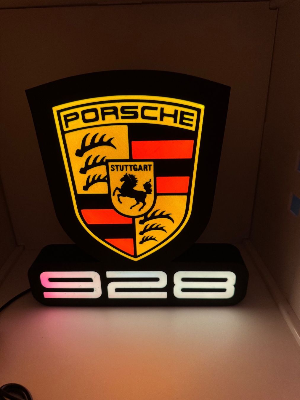 Lampade: Lightbox lumière led Porsche 928 – Nuovo (secondo la descrizione) da Vicques venduto da PAMB3D 3