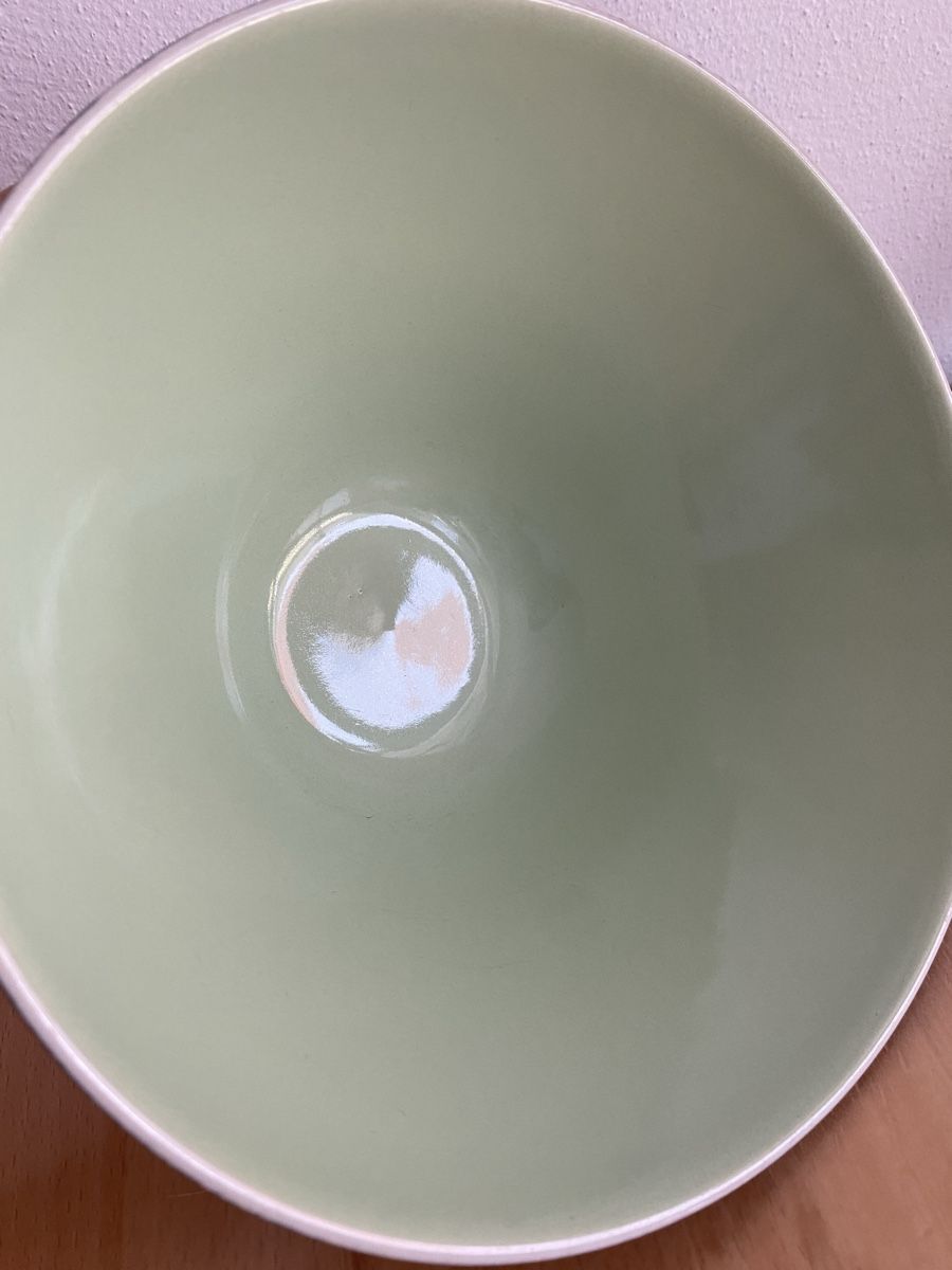 Rössler Schalen: Rössler Salatschüssel schwarz-grün – Gebraucht aus Schwarzenburg von Michellu 5