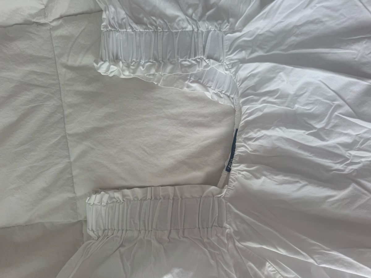 Zara Tops: Haut ZARA blanc taille L bon état – Gebraucht aus Genève von lejardindesvetements 1
