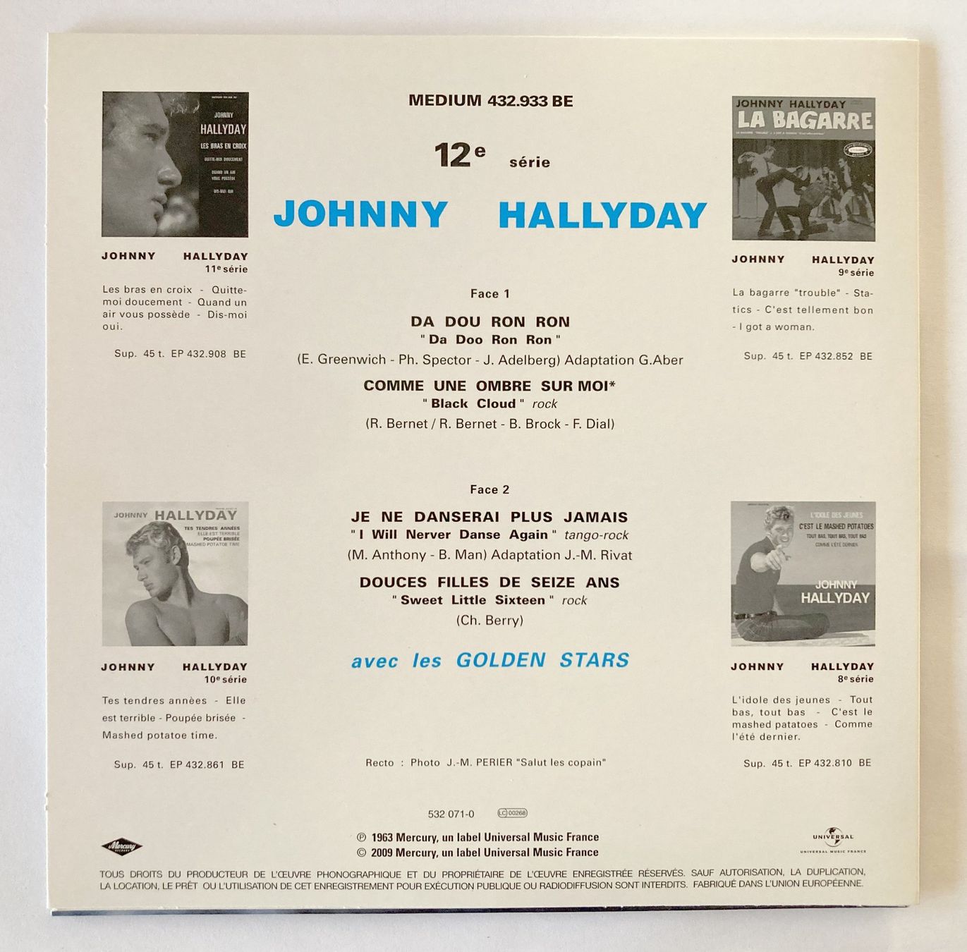 Schallplatten: JOHNNY HALLYDAY - DA DOU RON RON – Gebraucht aus Bottens von hotter-than-hell 1