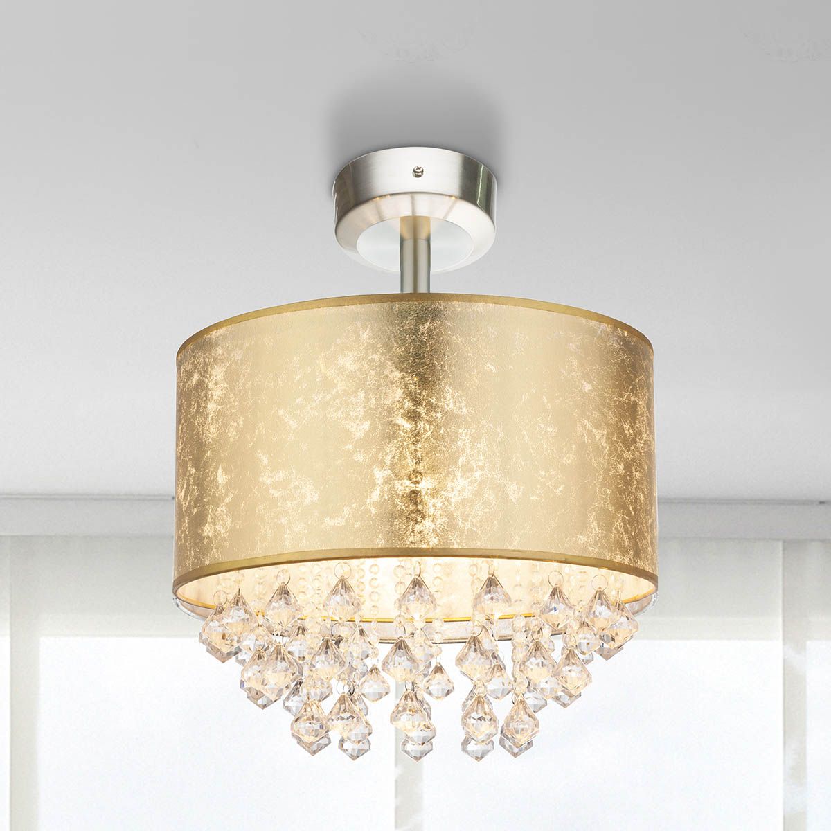 Lampadari & plafoniere: Deckenleuchte, Rund, Gold, 40 cm Ø, IP20 – Nuovo (secondo la descrizione) da Kreuzlingen venduto da Smart-Light 3