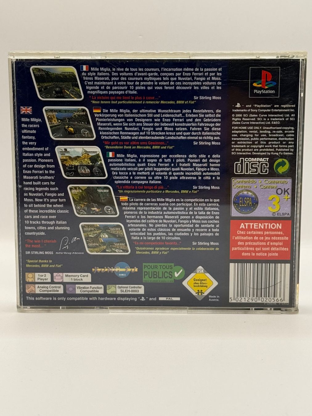 Giochi: Mile Miglia - Playstation 1 - OVP – Usato da Dietikon venduto da gab_qz7y 1