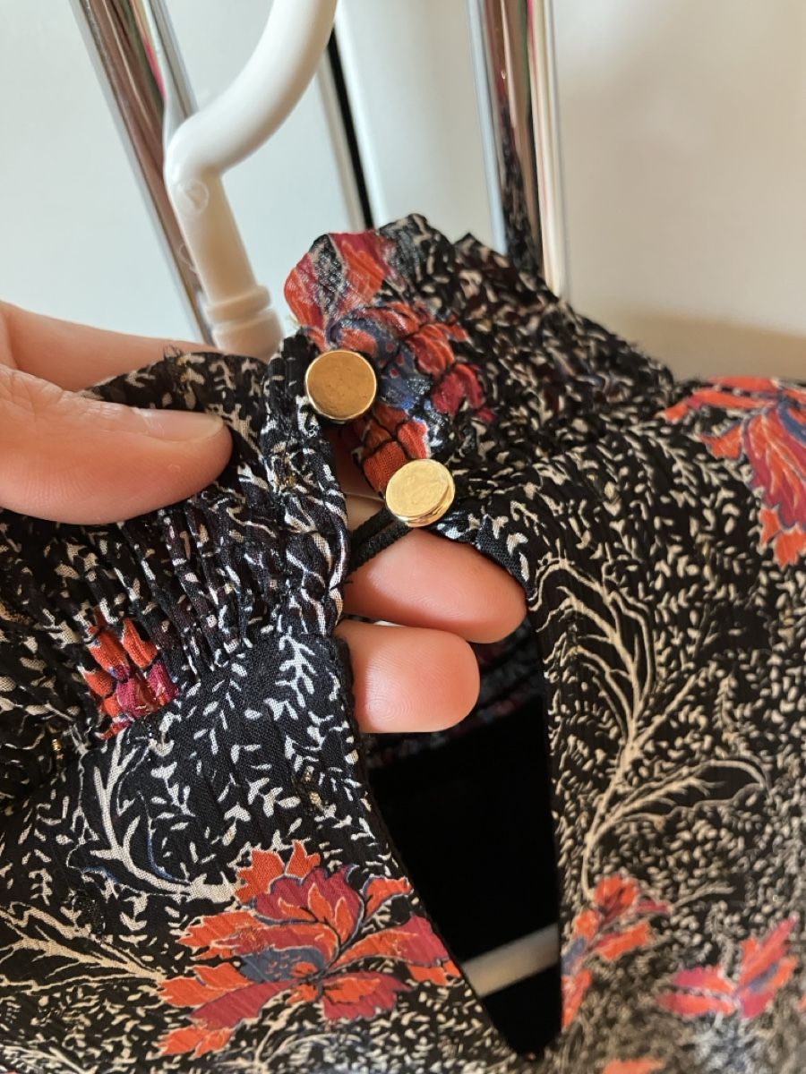 Nafnaf Vestiti: NAF NAF Kleid Gr. 34 mit Blumenmuster – Usato da frauenfeld venduto da Lahu8 4