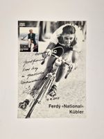 Radsportler Kübler - Original signierte Autogrammkarte