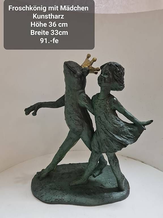 Statuette: Froschkönig mit Mädchen  – Nuovo e nell'imballaggio originale da Kriens venduto da LotusOase 4