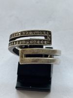 Ring Silber 925 mit Zirkonia Steinen gebrauchter Zustand